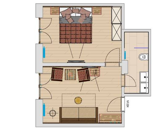 Imagen de la habitación del Hotel Der Heinrichshof. Foto 8