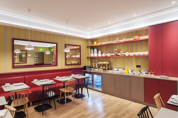 Imagen del bar/restaurante del Hotel Des Artistes, Lyon. Foto 2