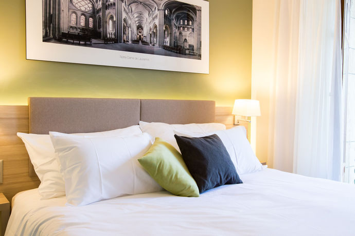 Imagen de la habitación del Hotel Des Voyageurs, LAUSANA. Foto 11