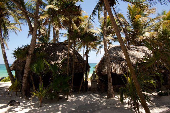 Imagen de los exteriores del Hotel Diamante K - Inside Tulum National Park. Foto 16