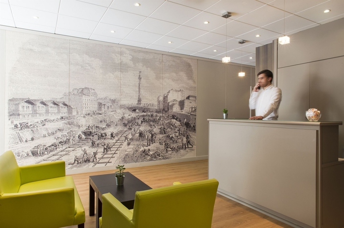 Imagen de los interiores del Hotel Diese Hotel Bastille. Foto 16