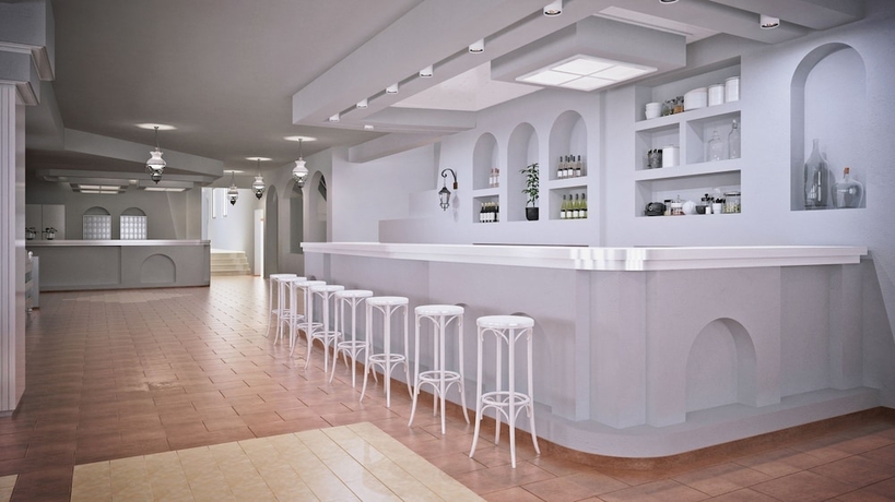 Imagen del bar/restaurante del Hotel Dimitra, Hersonissos. Foto 1