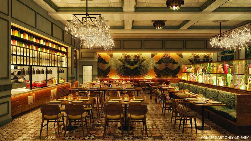 Imagen del bar/restaurante del Hotel Disney Explorers Lodge. Foto 2