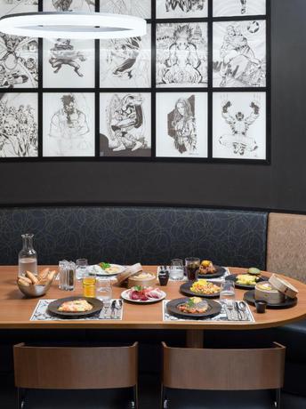 Imagen del bar/restaurante del Hotel Disney New York - The Art Of Marvel. Foto 2
