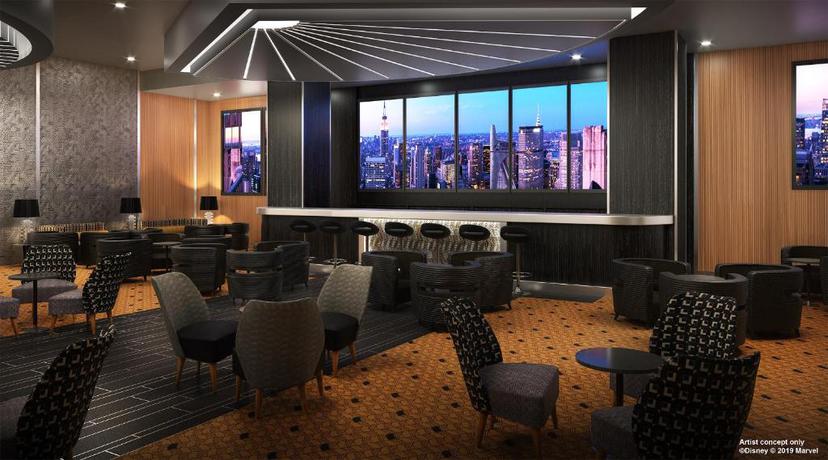 Imagen del bar/restaurante del Hotel Disney New York - The Art Of Marvel. Foto 7