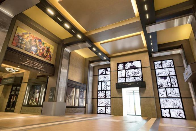 Imagen de los interiores del Hotel Disney New York - The Art Of Marvel. Foto 22