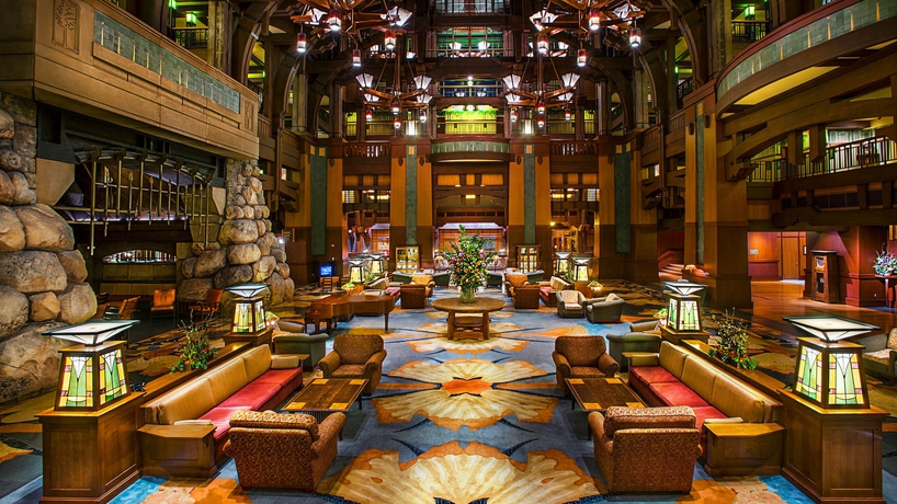 Imagen de los interiores del Hotel Disney's Grand Californian and Spa. Foto 11