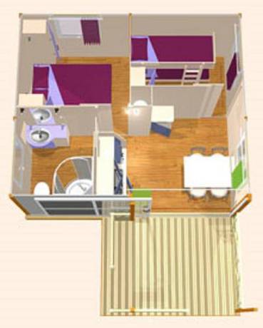 Imagen de la habitación del Hotel Domaine Les Jardins De Kergal. Foto 2