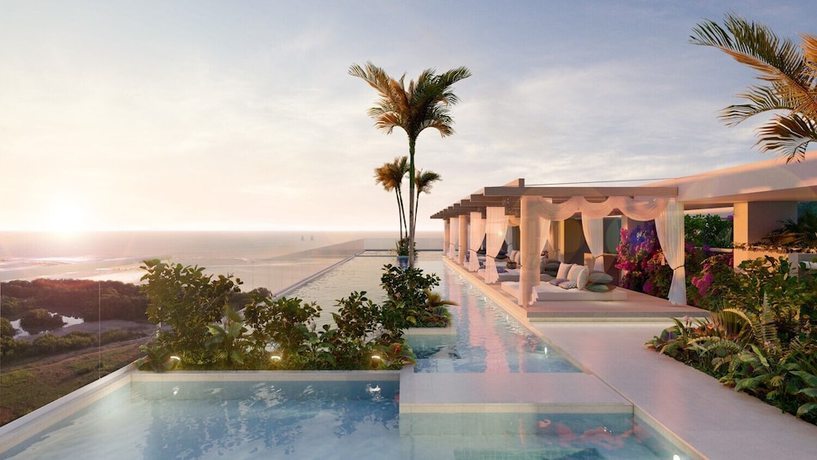 Imagen de la piscina del Hotel Dominique By Stay Q. Foto 6