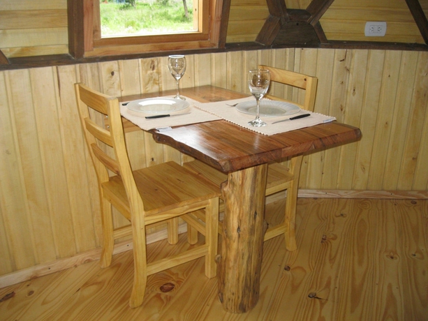 Imagen de la habitación del Hotel Domos Puelo. Foto 12