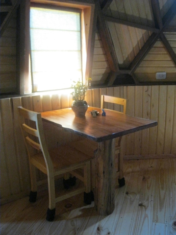 Imagen de la habitación del Hotel Domos Puelo. Foto 13