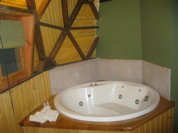 Imagen de la habitación del Hotel Domos Puelo. Foto 18