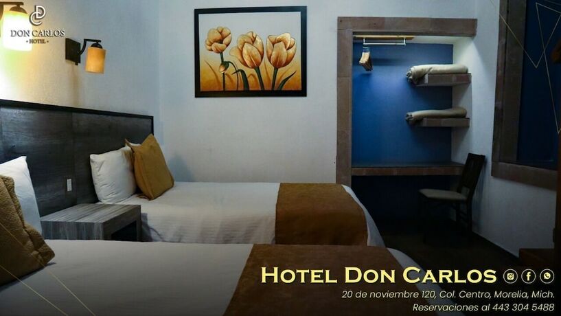 Imagen de la habitación del Hotel Don Carlos, Morelia. Foto 17