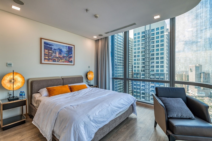 Imagen de la habitación del Hotel Dongdong Skyview Apt In Landmark81 Tower. Foto 9