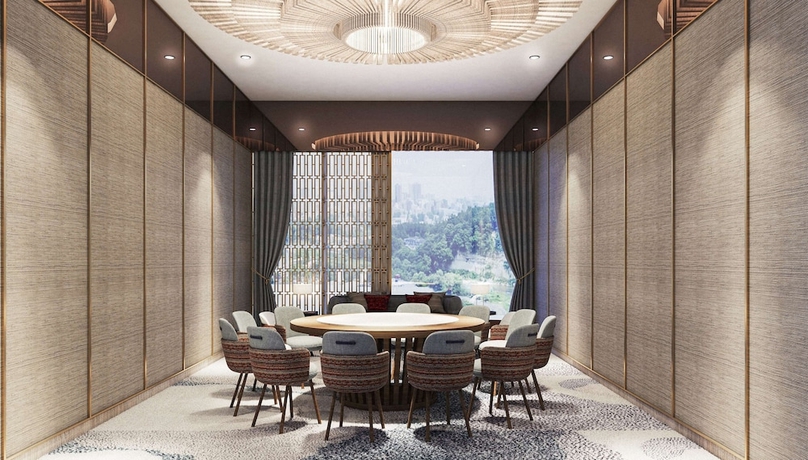 Imagen del bar/restaurante del Hotel DoubleTree by Hilton Nanning Wuxiang. Foto 3