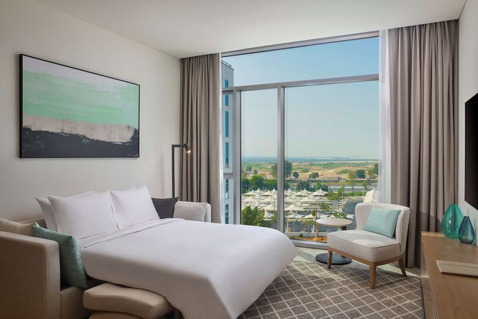 Imagen de la habitación del Hotel Doubletree By Hilton Abu Dhabi Yas Island Residences. Foto 6