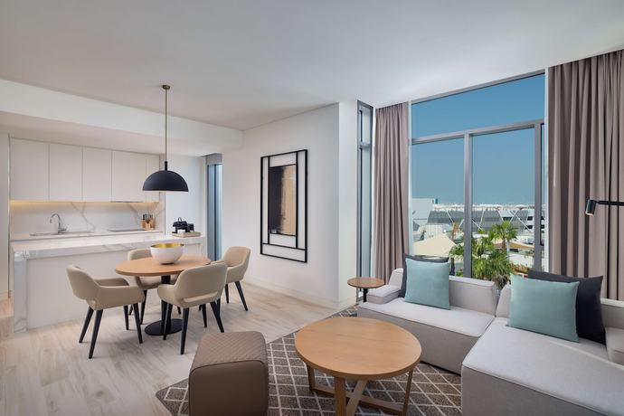 Imagen de la habitación del Hotel Doubletree By Hilton Abu Dhabi Yas Island Residences. Foto 10