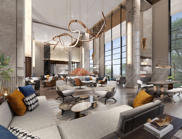 Imagen de los interiores del Hotel Doubletree By Hilton Cangnan. Foto 16