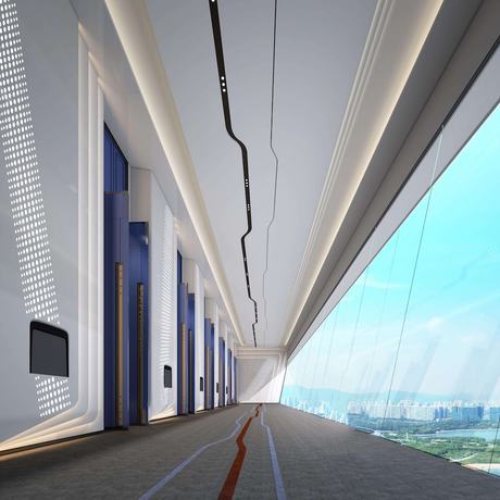 Imagen de los interiores del Hotel Doubletree By Hilton Foshan Nanhai. Foto 7