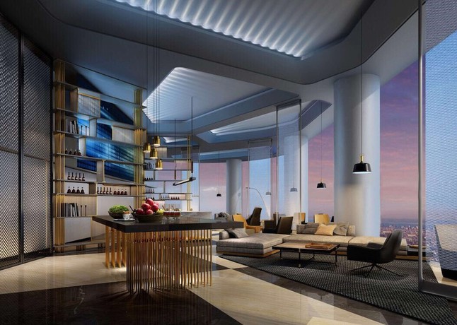 Imagen de los interiores del Hotel Doubletree By Hilton Foshan Nanhai. Foto 8