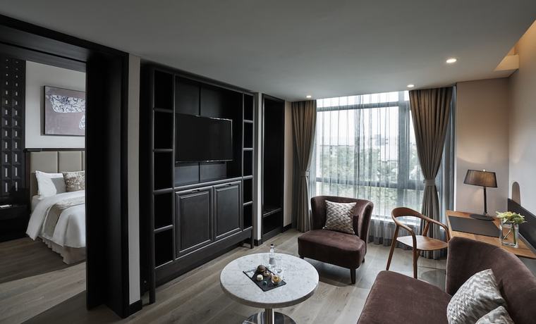 Imagen de la habitación del Hotel Doubletree By Hilton Shanghai Hongqiao. Foto 4