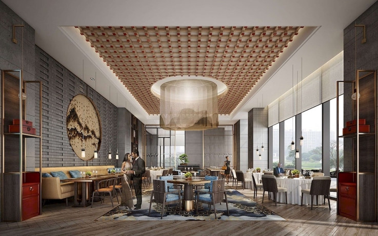 Imagen del bar/restaurante del Hotel Doubletree By Hilton Shenzhen Airport. Foto 2