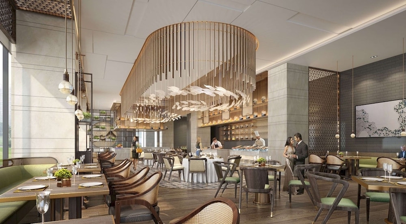 Imagen del bar/restaurante del Hotel Doubletree By Hilton Shenzhen Airport. Foto 3
