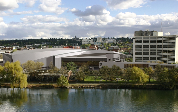 Imagen de los exteriores del Hotel Doubletree By Hilton Spokane City Center. Foto 10