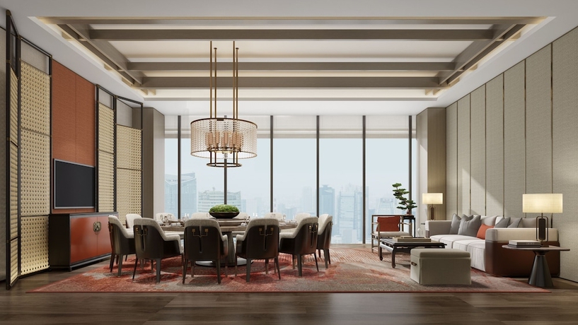 Imagen del bar/restaurante del Hotel Doubletree By Hilton Xian Fengdong. Foto 4