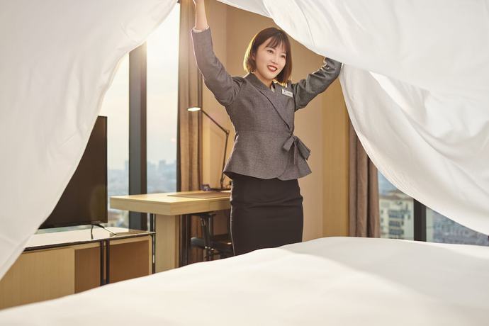 Imagen de la habitación del Hotel Doubletree By Hilton Yangzhou. Foto 3