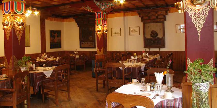 Imagen del bar/restaurante del Hotel Dragon, Leh. Foto 6