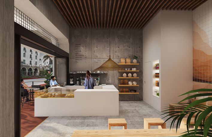 Imagen del bar/restaurante del Hotel Drift Santa Barbara. Foto 4