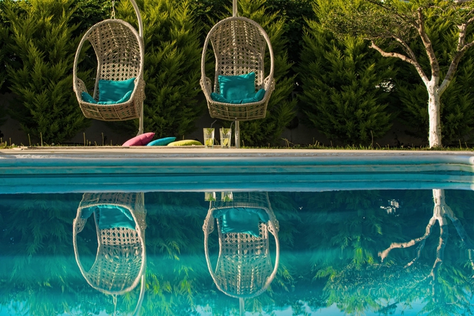 Imagen de la piscina del Hotel Drossia Palms Hotel Studios. Foto 16