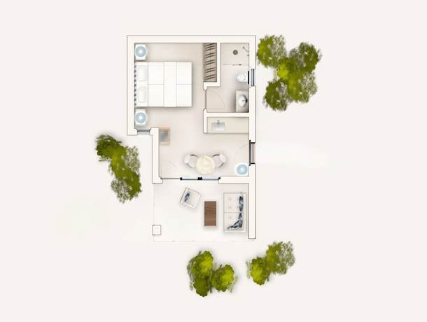 Imagen de la habitación del Hotel Dunas de Formentera. Foto 8