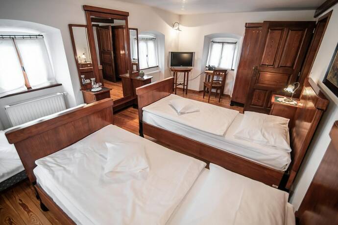 Imagen de la habitación del Hotel Dvor Jezer&scaron;ek Brnik. Foto 19