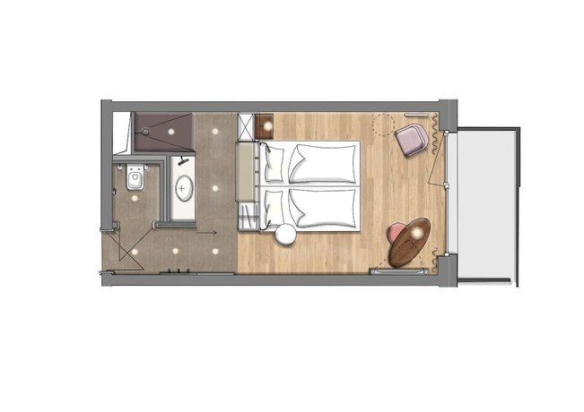 Imagen de la habitación del Hotel EMICHS. Foto 14