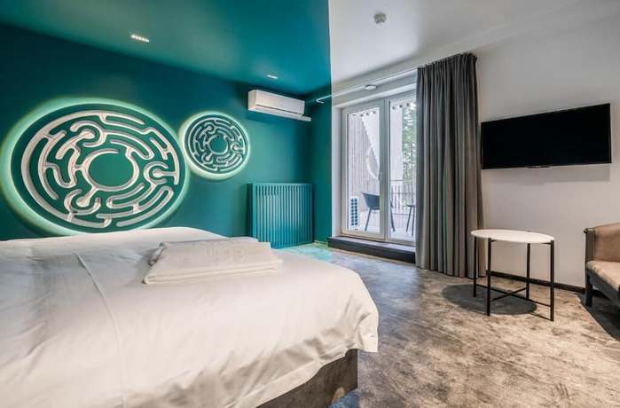 Imagen de la habitación del Hotel ESE. Foto 11