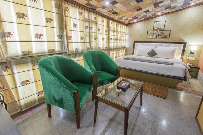 Imagen de la habitación del Hotel East View, Varanasi. Foto 6