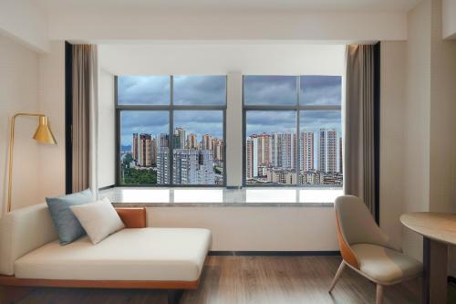 Imagen general del Hotel Echarm Laibin Financial Investment Building Zhenghe Pedestrian Street Shop. Foto 13