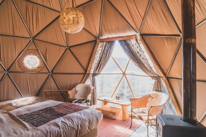 Imagen de la habitación del Hotel Ecocamp Patagonia. Foto 9