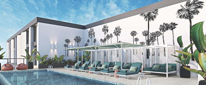 Imagen de la piscina del Hotel Ecos Dubai Al Furjan. Foto 9