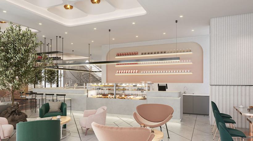 Imagen del bar/restaurante del Hotel Ecos Dubai Al Furjan. Foto 4