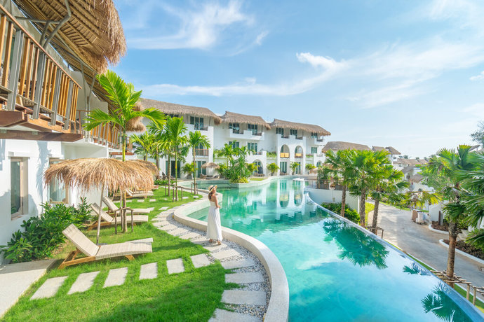 Imagen de la piscina del Hotel Eden Beach Resort & Spa, a Lopesan Collection. Foto 46