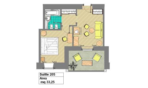 Imagen de la habitación del Hotel Eden, Levico Terme. Foto 4