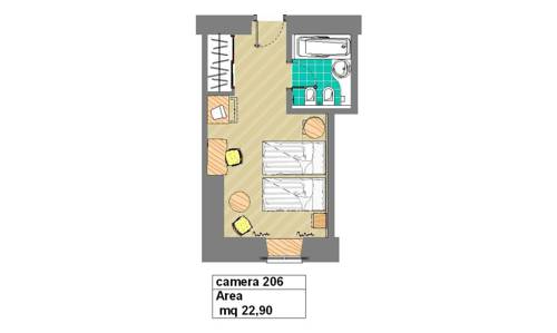 Imagen de la habitación del Hotel Eden, Levico Terme. Foto 5