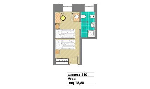 Imagen de la habitación del Hotel Eden, Levico Terme. Foto 6