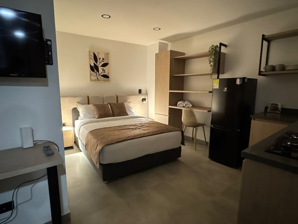Imagen de la habitación del Hotel Edificio OA Aparta-suites. Foto 9