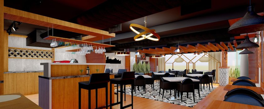 Imagen del bar/restaurante del Hotel Effotel By Sayaji Dehradun. Foto 7
