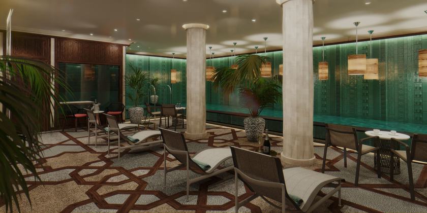 Imagen de la piscina del Hotel El Llorenç Parc De La Mar - Adults Only. Foto 20