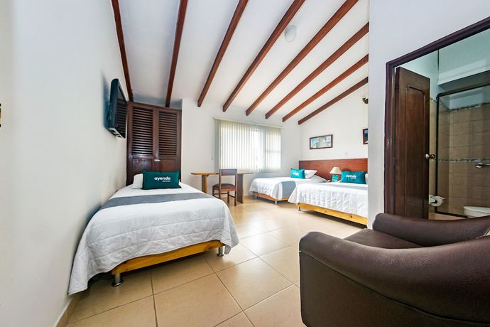 Imagen de la habitación del Hotel El Recuerdo. Foto 7